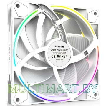 Набор вентиляторов be quiet! Light Wings White 140mm PWM High-Speed Triple-Pack (BL103) картинка 2